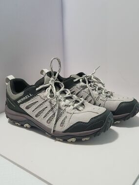 Merrell Crosslander 3 Hiking Sneaker In Silver/Ant Color Women Size 8.5W